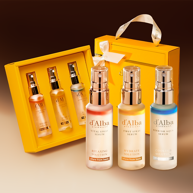 Moisture & Soothing & Cooling' Dalba White Truffle 3 Solution Gift