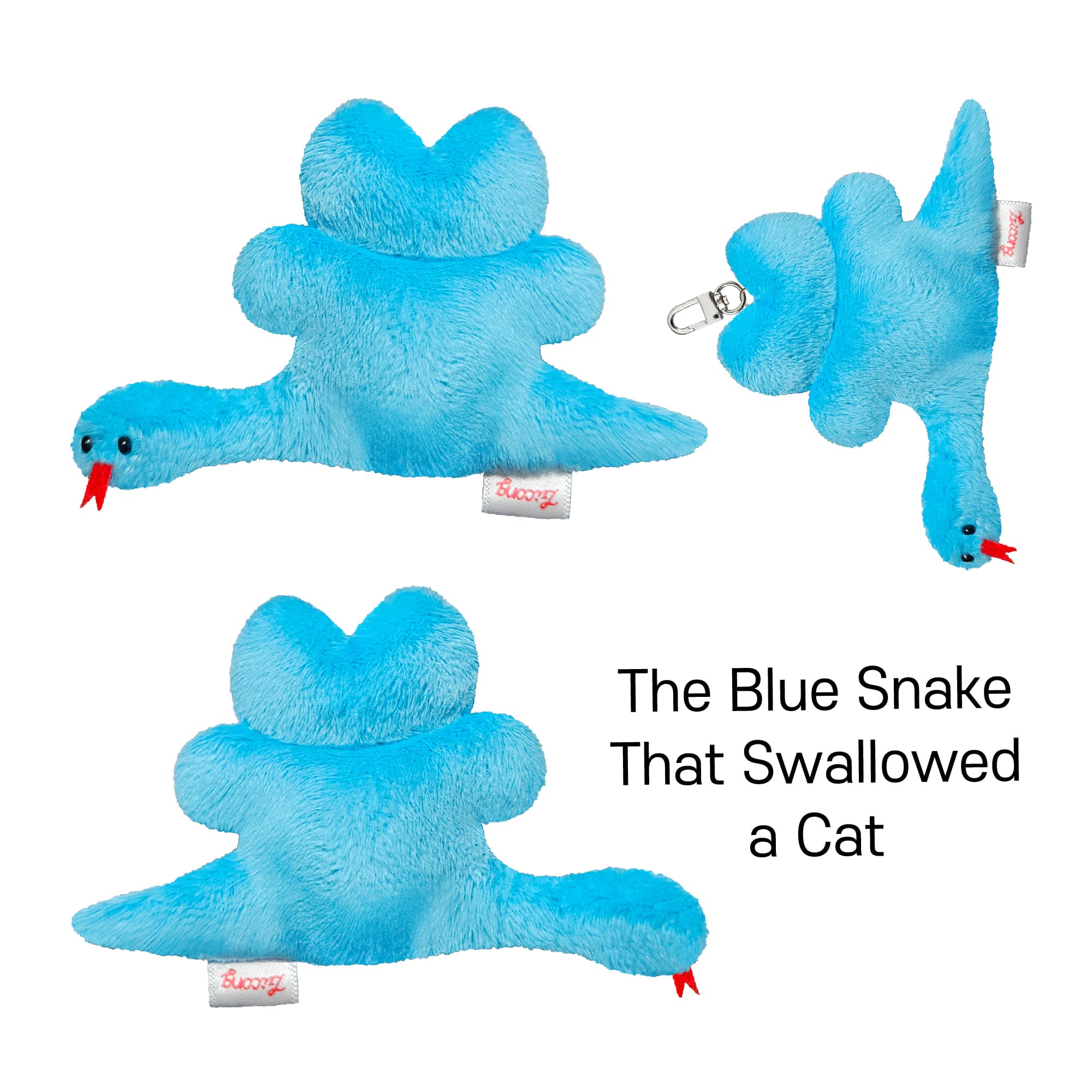 The blue snake that swallowed the goby