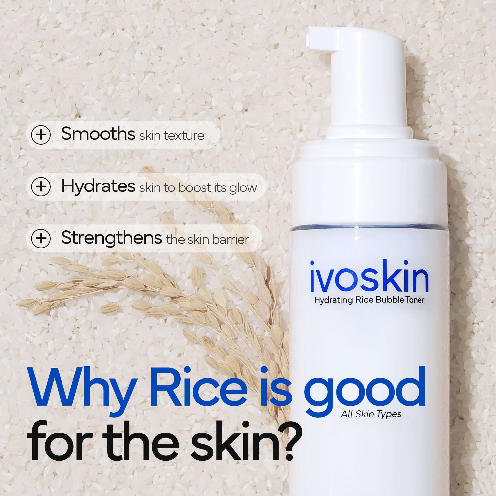 IVOSKIN Hydrating Rice Bubble Toner