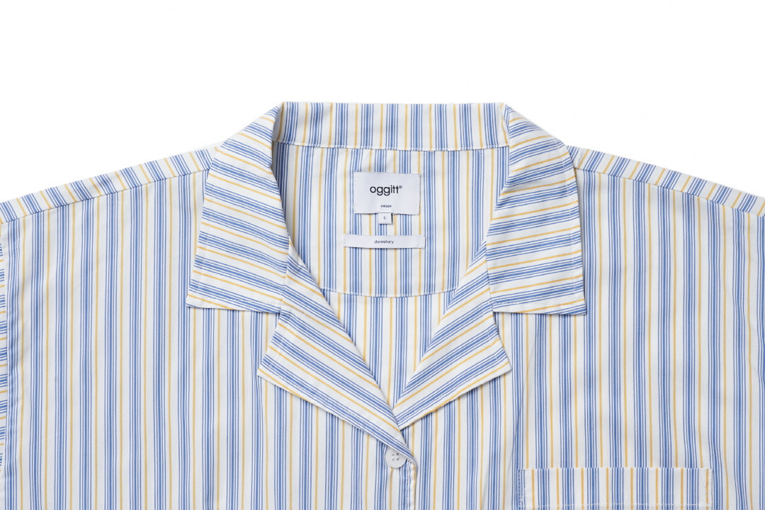 Dormitory Season Stripe Pajama Blue Moon
