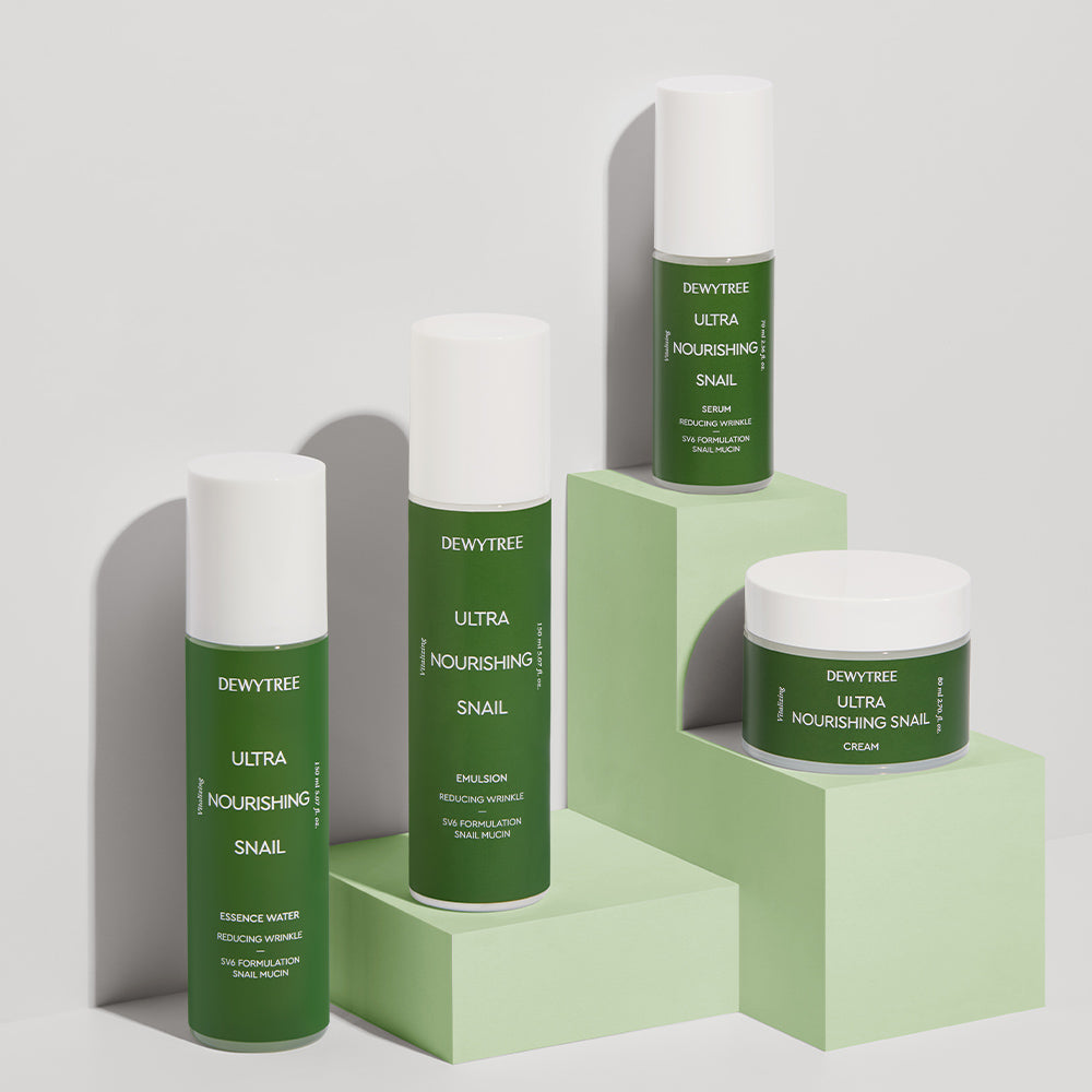 DEWTREE Ultra Nourishing Snail Cream Snail Skin Care Skin Nourishment Elasticity Moisturizing Care Military PX Cosmetics