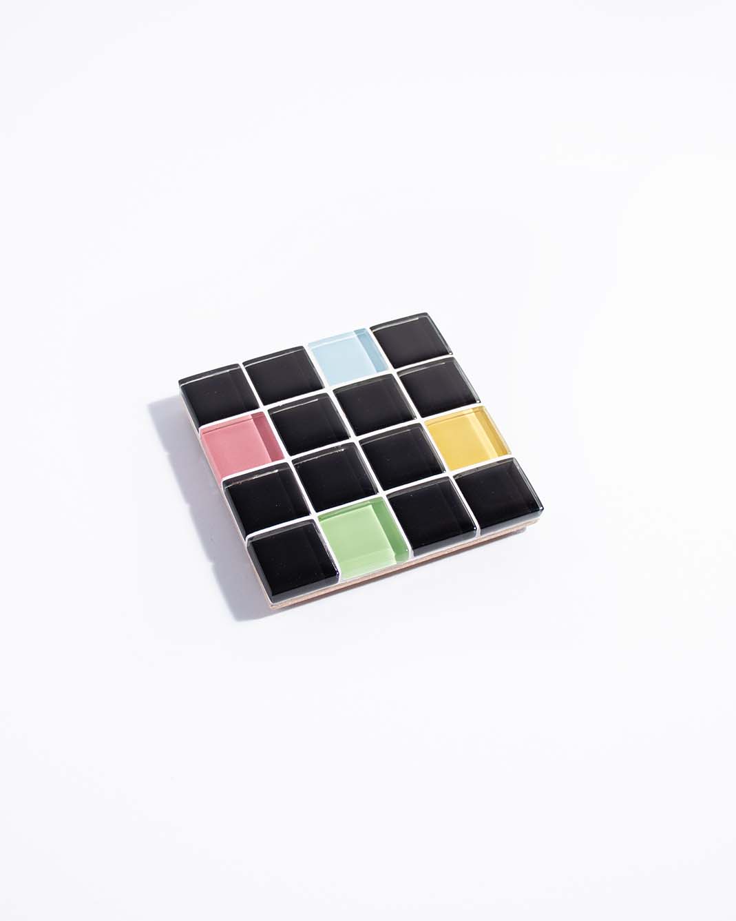 GLASS TILE COASTER - Randomness - Option 5