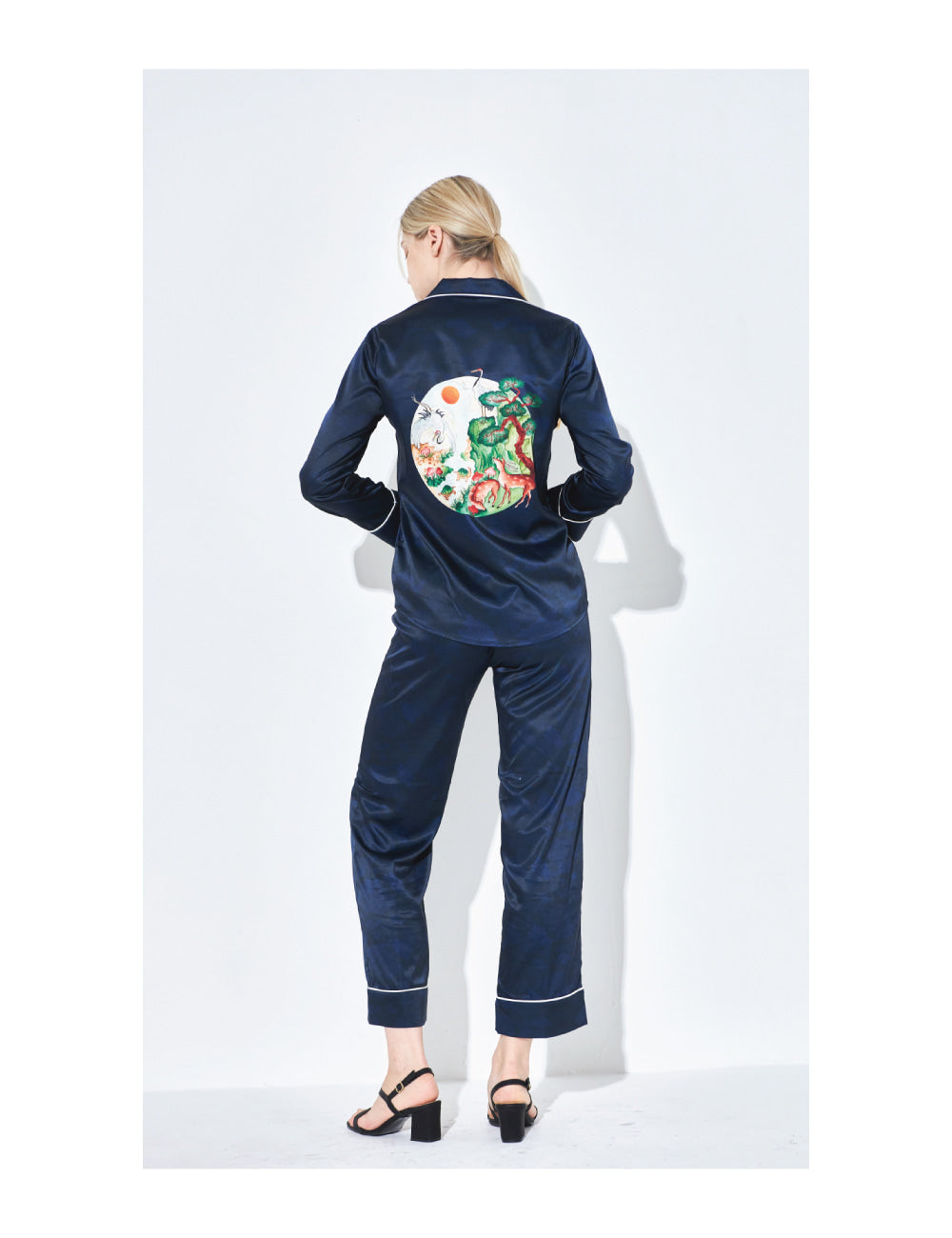 10 Longevity Symbols Pajamas Set