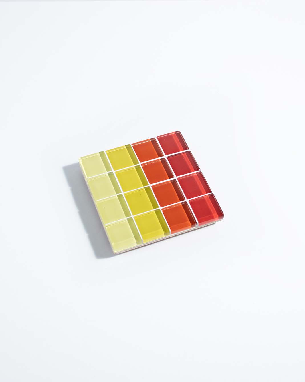 GLASS TILE COASTER - Ombre - Summer Sunrise