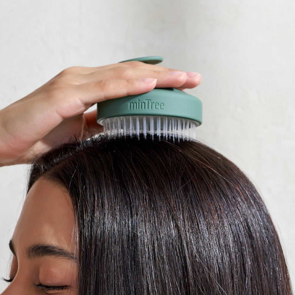 MINTREE Scalp Purify Massager – Scalp Massage, Deep Cleansing, Scalp Brush, Shampoo Brush