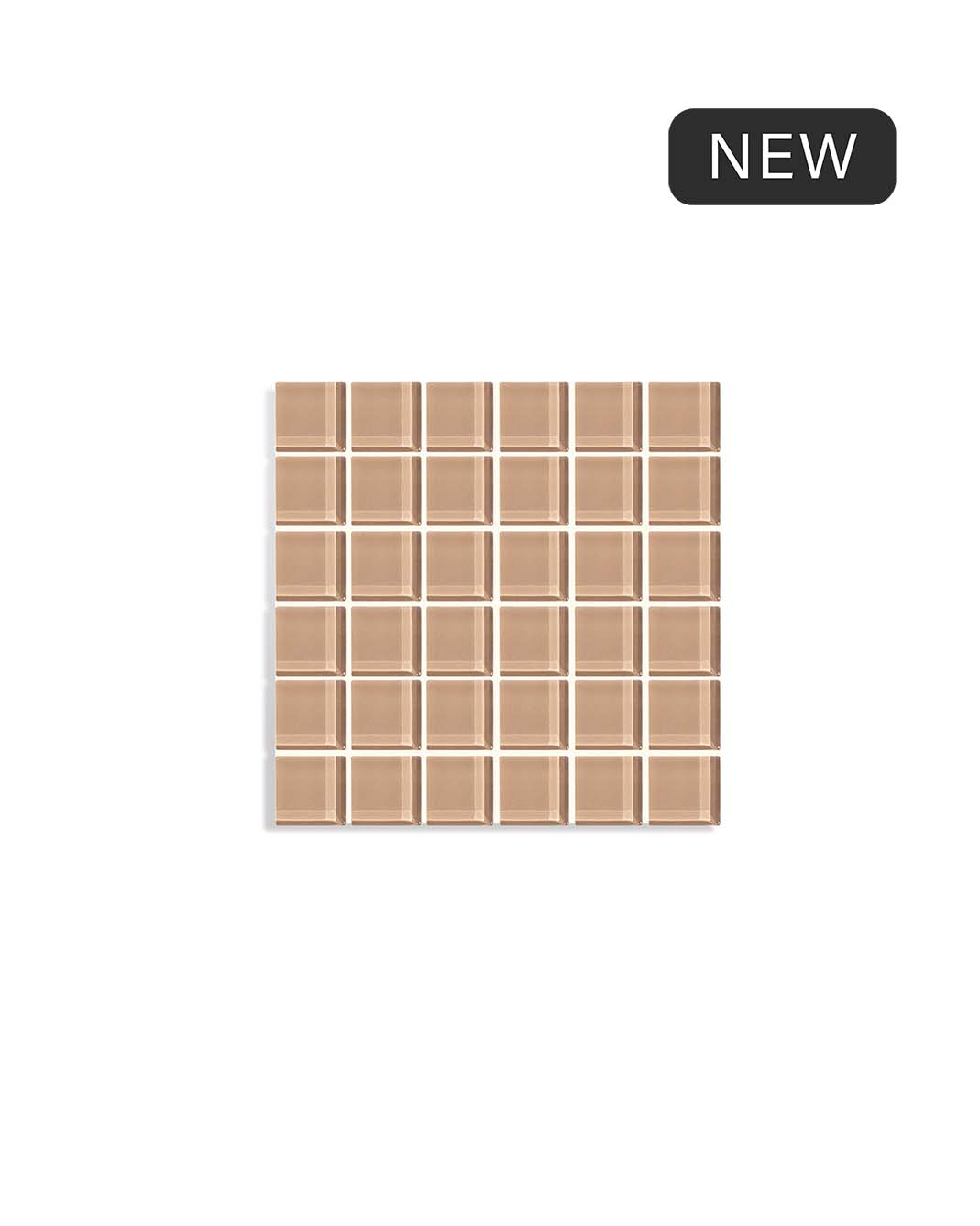 GLASS TILE DECORATIVE TRAY - It's Beige
