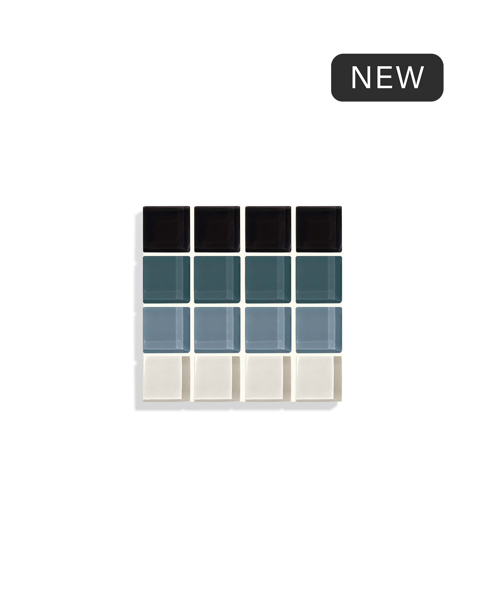 GLASS TILE COASTER - Ombre - Midnight City