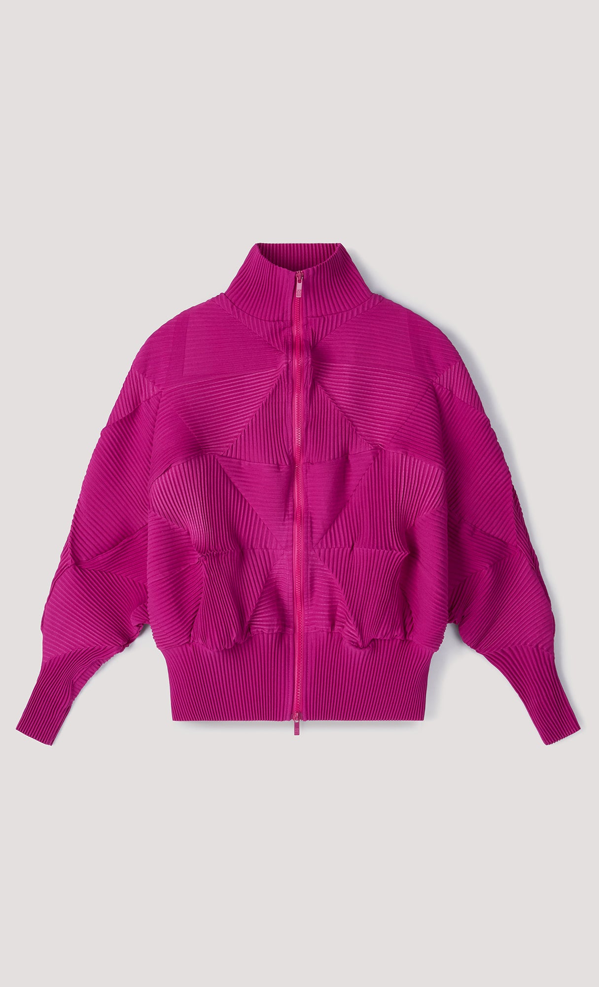 Pleatsmood Twoway Pleats Zip-up Pink