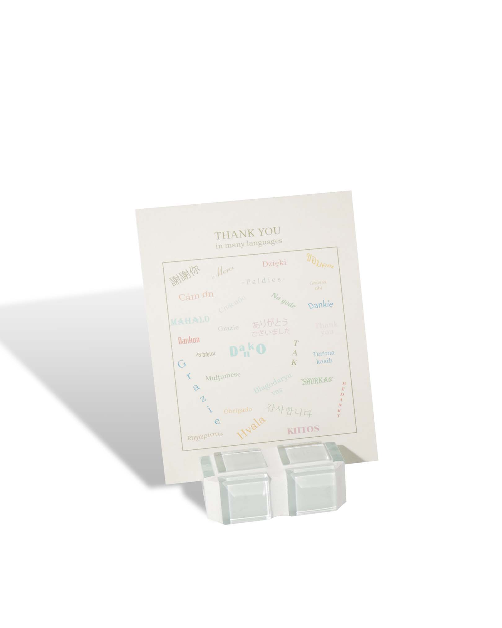 MINI PICTURE STAND - White Canvas