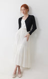 Pleatsmood Cod Pleats Cardigan Black