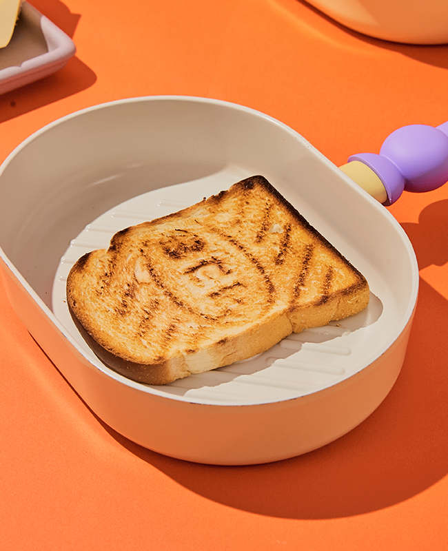 Better Finger Cast Aluminum Grill Pan Oval Shaped 10"