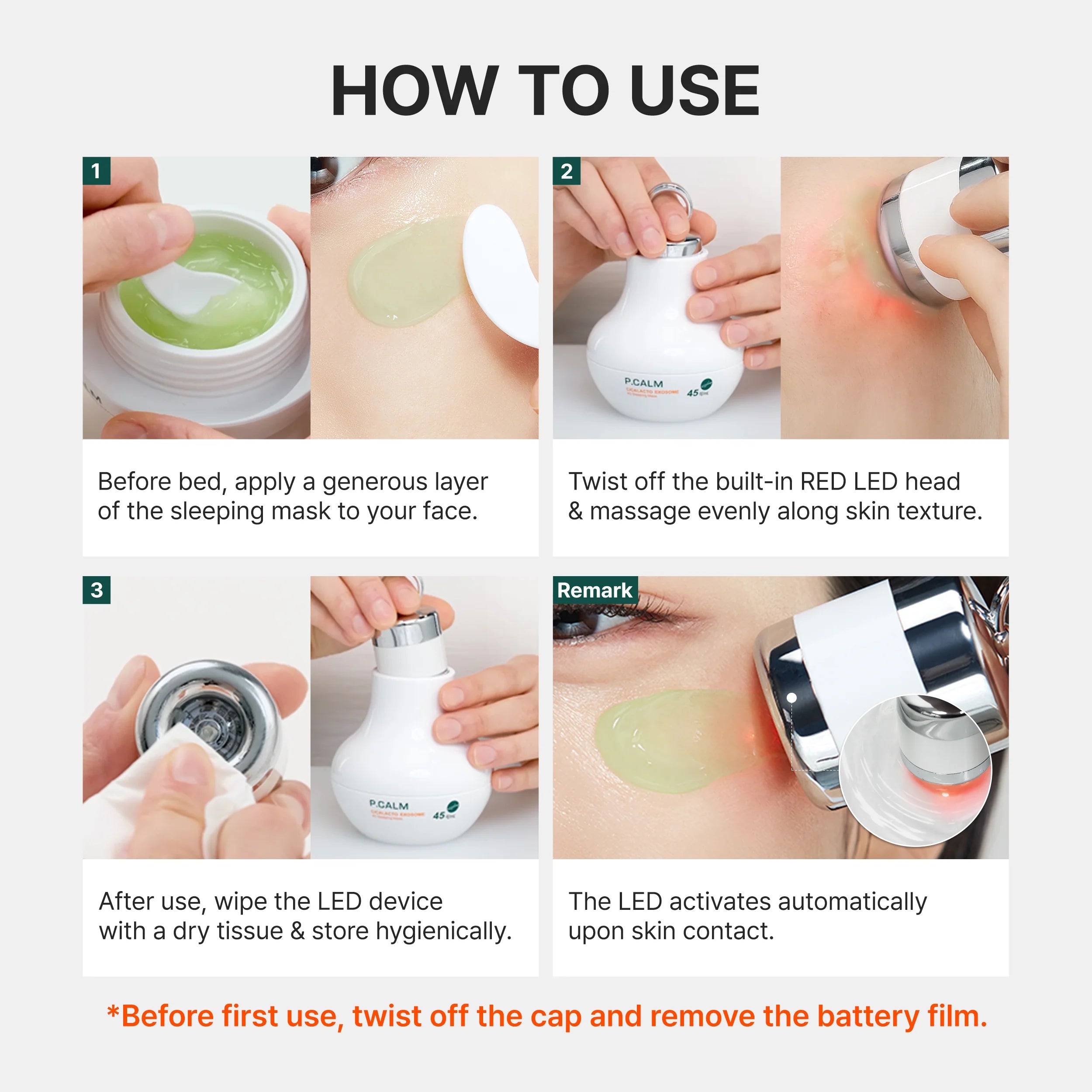 P.CALM Cicalacto Exosome 45 Sleeping