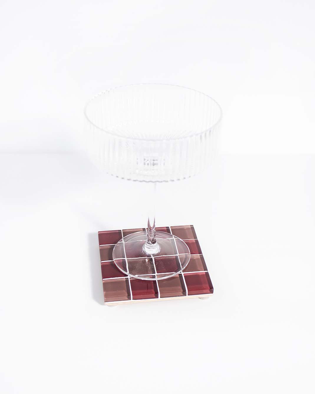 GLASS TILE COASTER - Late Night Feelings