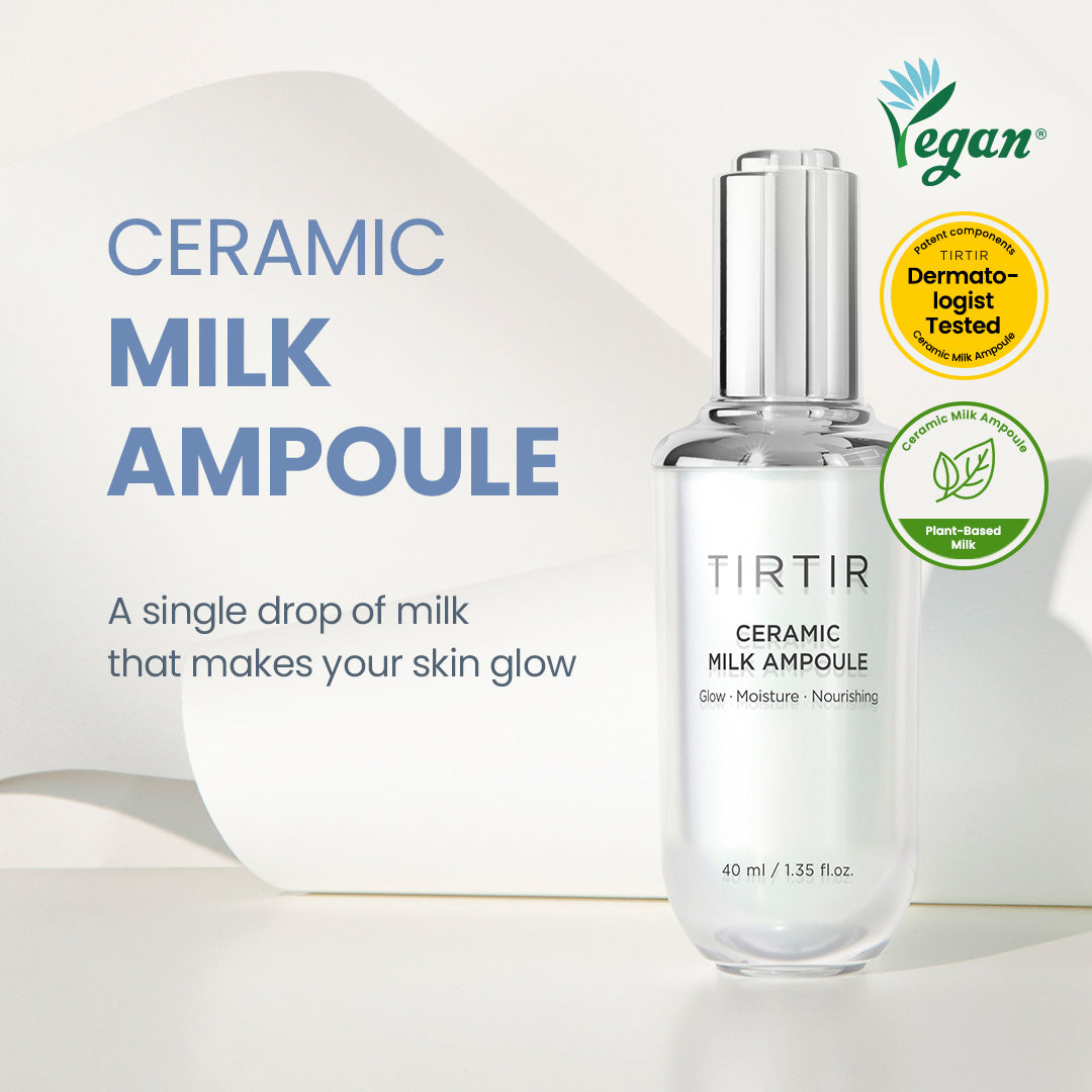 TIRTIR Ceramic Milk Ampoule 40ML  - Hit Item