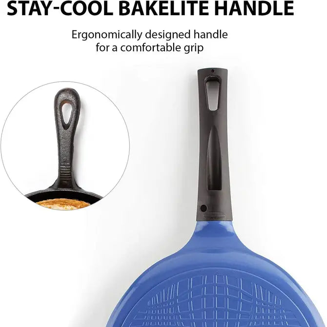 Mitra 10" Crepe Pan in Berry Blue