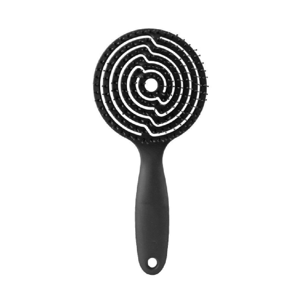 Gloss & Glow Scalp Scrub Shampoo Brush, Black