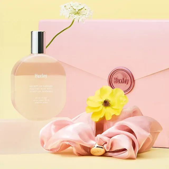 HUXLEY Perfume Hair Mist Scrunchie Planning Set