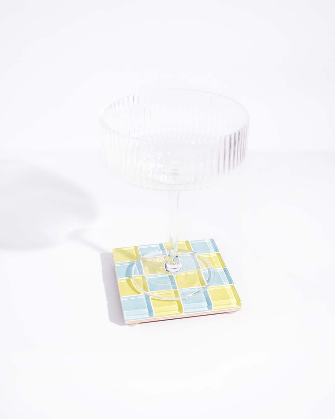 GLASS TILE COASTER - Sun by the Sea