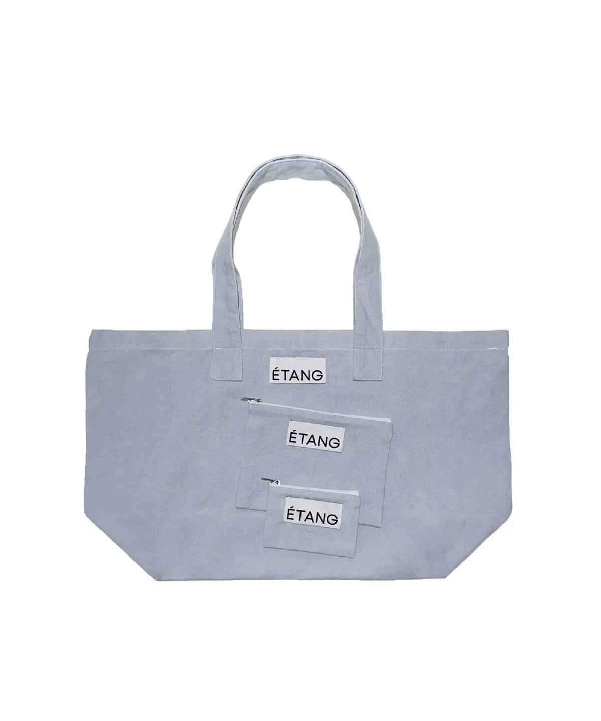 Etang Denim Eco Bag Pouch Set