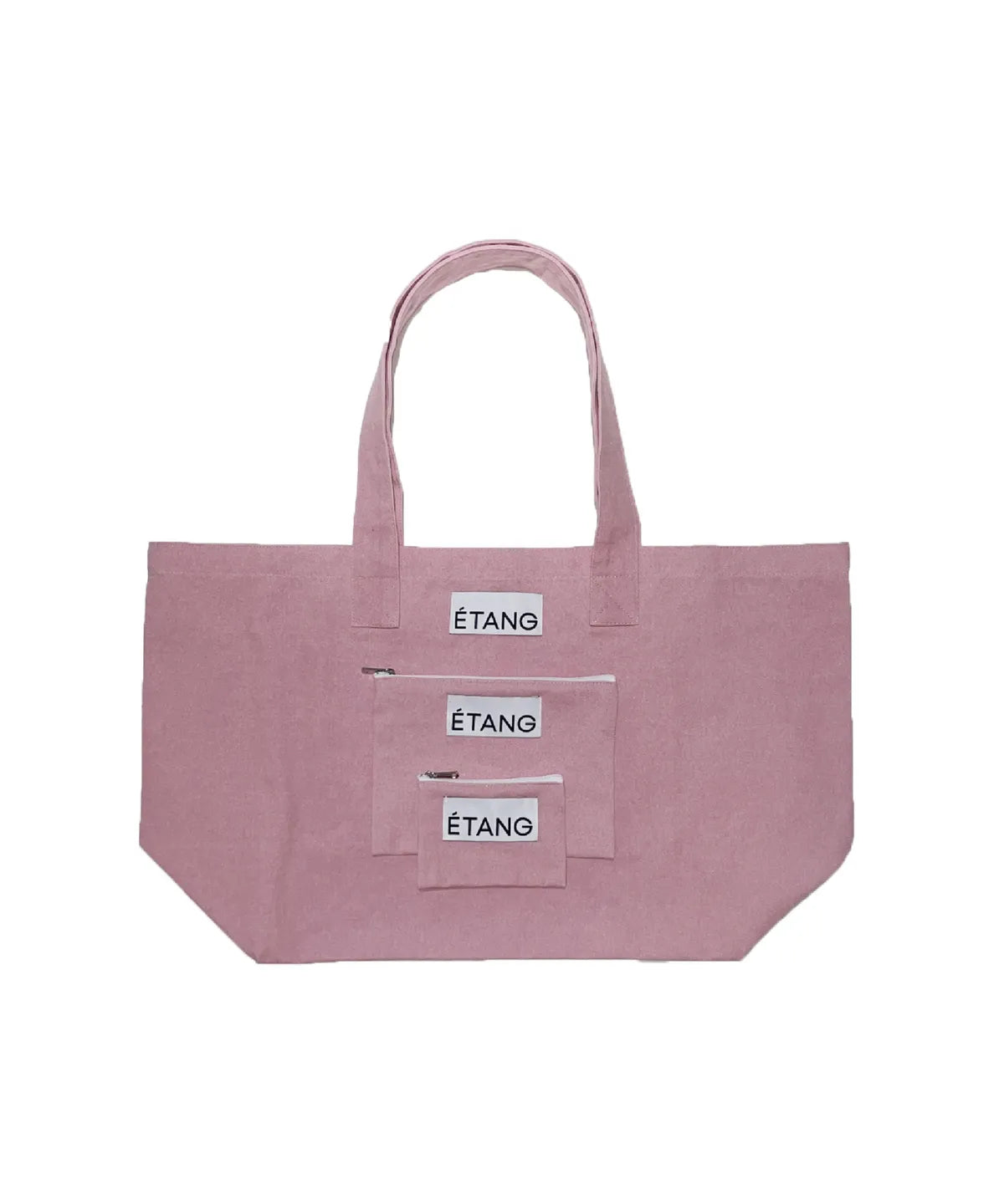 Etang Denim Eco Bag Pouch Set