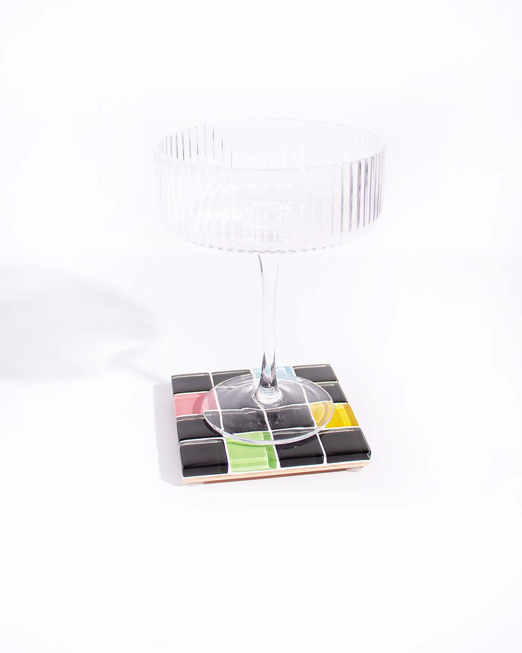 GLASS TILE COASTER - Randomness - Option 5