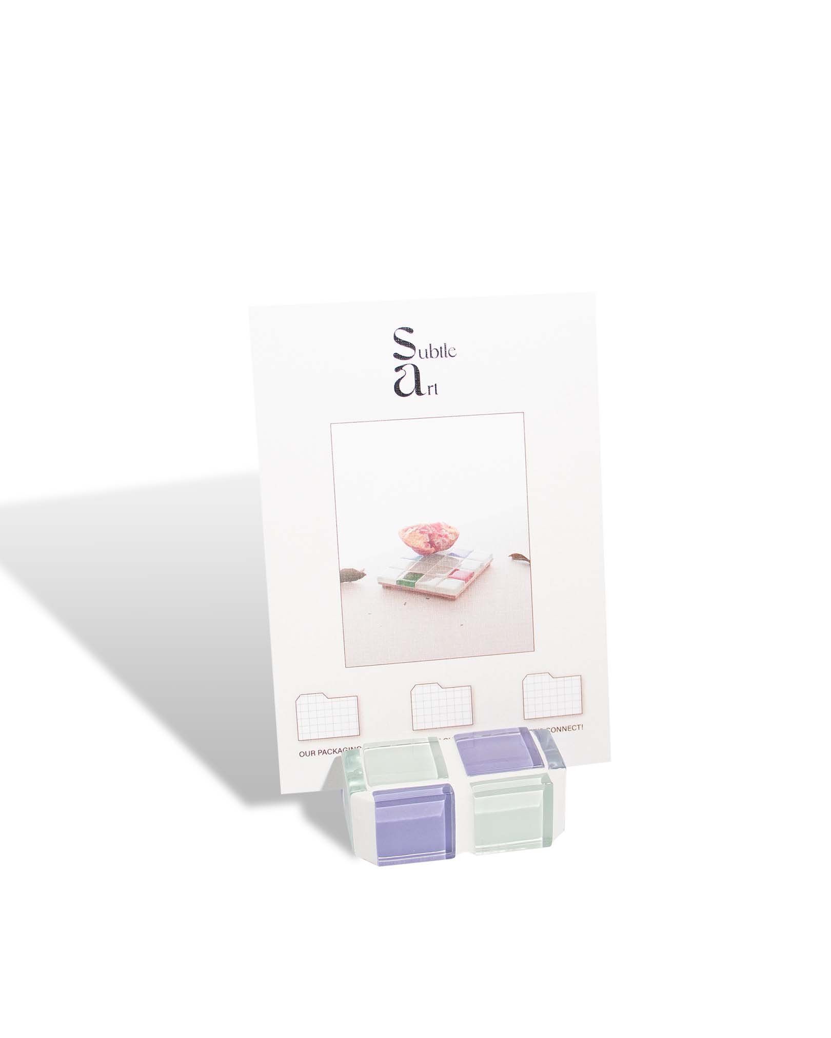 MINI PICTURE STAND - Lavender Latte