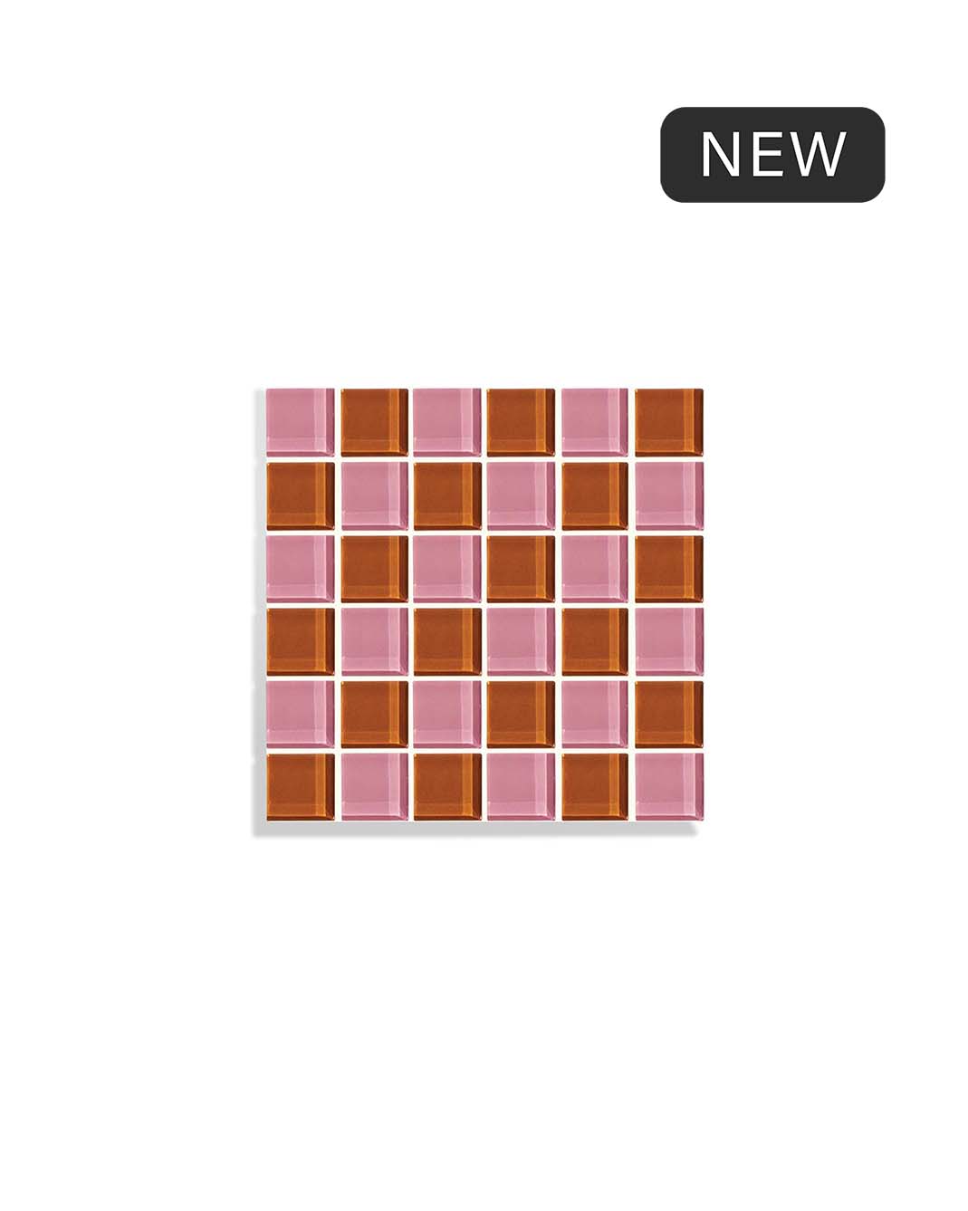 GLASS TILE DECORATIVE TRAY - Sunrose Amber