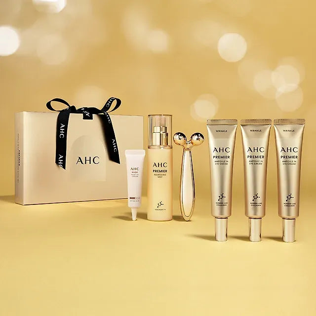 AHC Premier Ampoule In Eye Cream 3+mist+nude Cream+face Roller Set