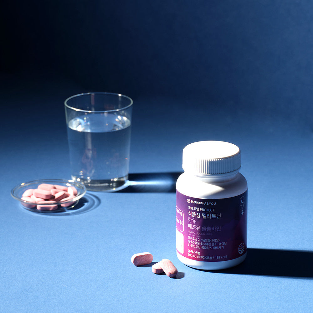 Plant-based melatonin 2mg Solsolbain Refreshme