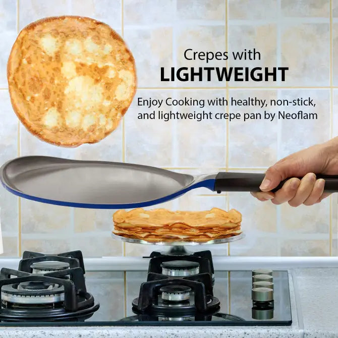 Mitra 10" Crepe Pan in Berry Blue