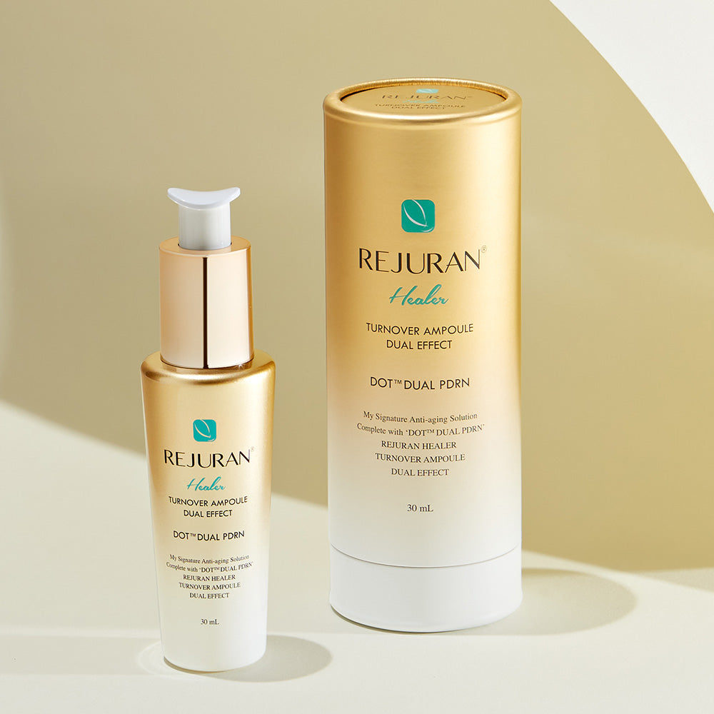 Rejuran Healer Turnover Ampoule Dual Effect 30ml x 1 + Active Cream 50ml x 1 (PDRN Planning Set)