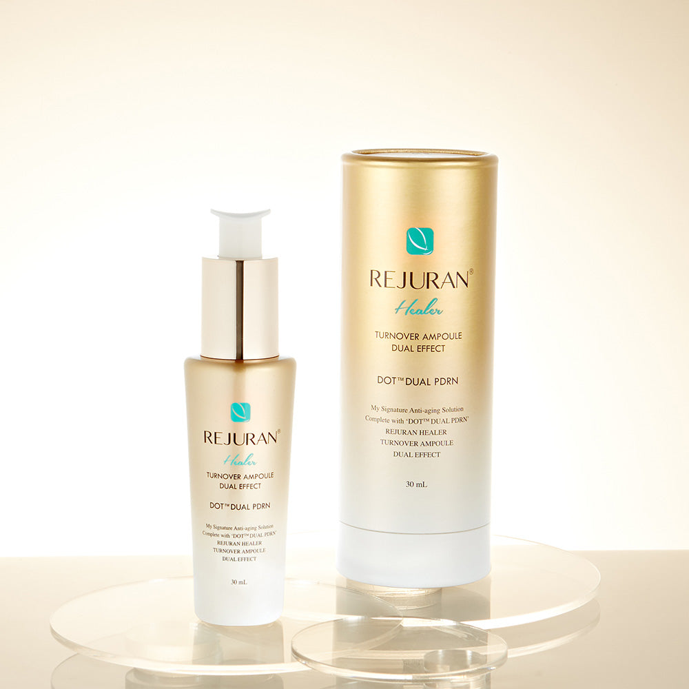 Rejuran Healer Turnover Ampoule Dual Effect 30ml x 1 + Active Cream 50