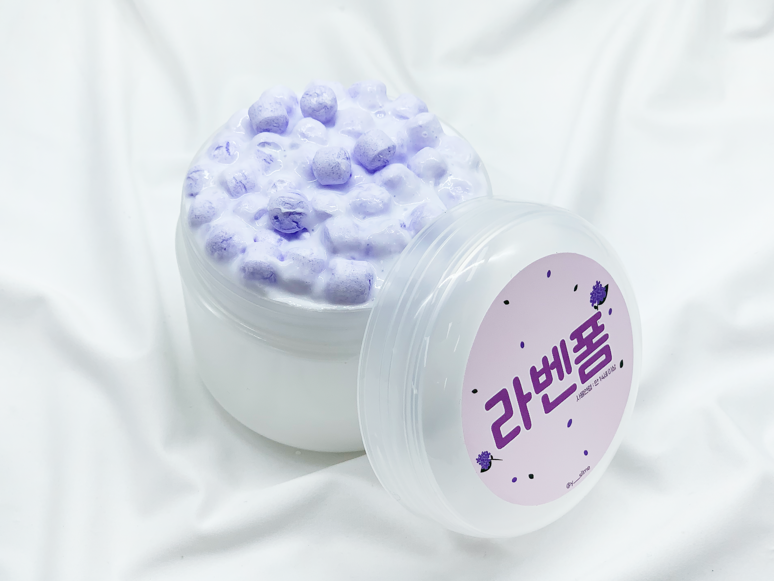 Kangjeong Market Handmade Slime Bubble Bread 120ml Liquid Monster Stress Relief Gift