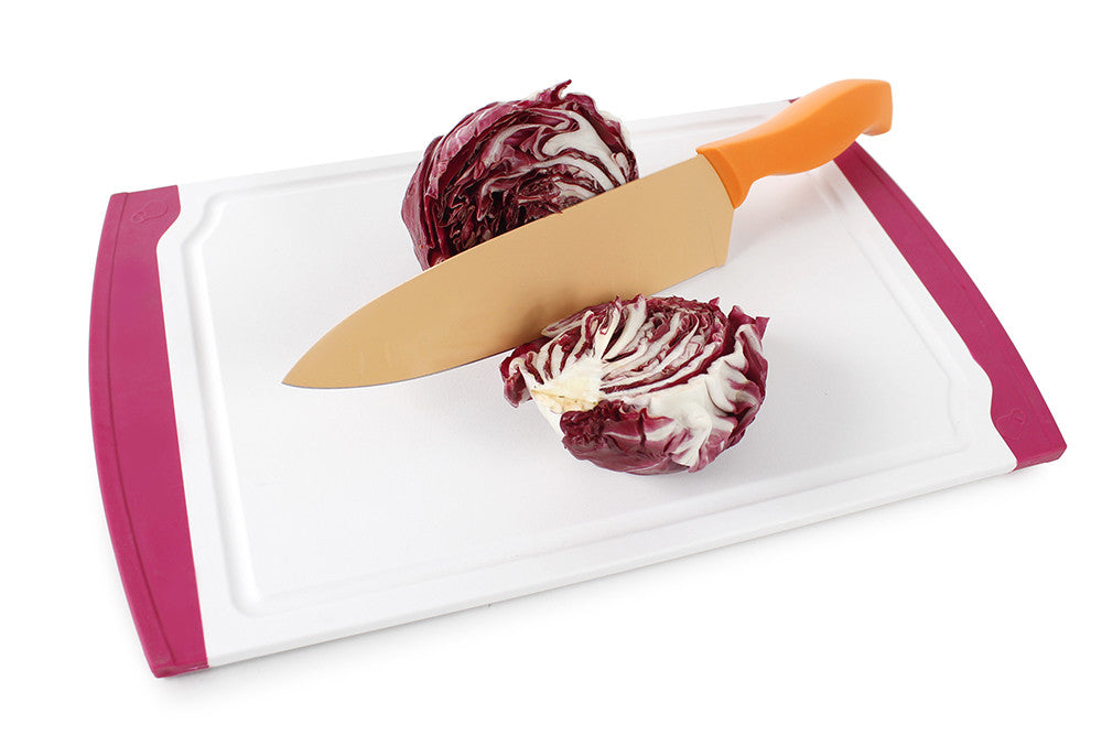 Coded 4pc Cutting Board Set with Microban Antimicrobial Protection
