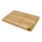 Cut Tray 18 inches Bamboo Cutting Board with Tray, Green