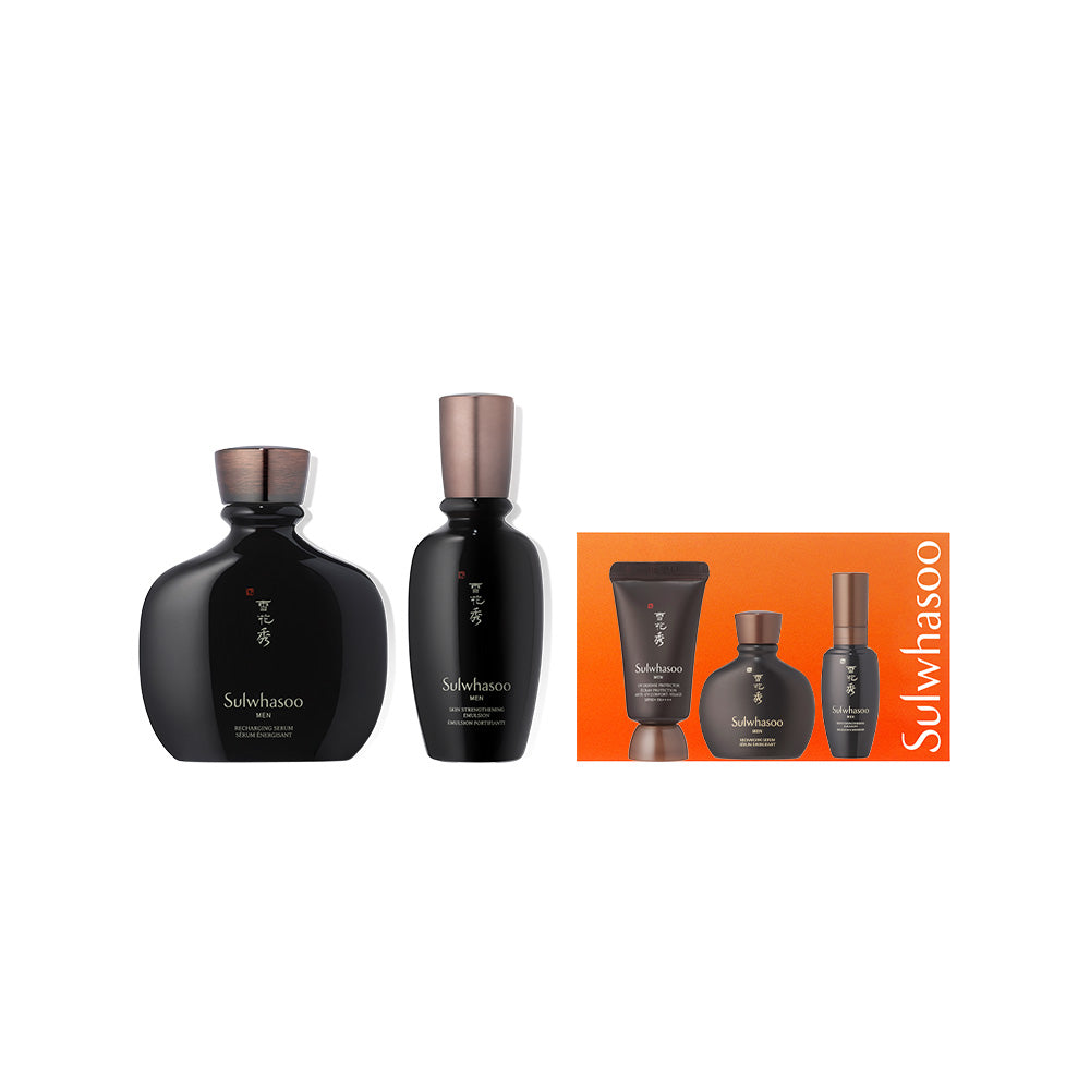 Sulwhasoo Men's Bonyun 2 types (Bonyun Essence 140 + Bonyun Emulsion 90 + Bonyun Essence 15 + Bonyun Emulsion 8 + Bonyun Sun Cream 15. Unit: ml. g)
