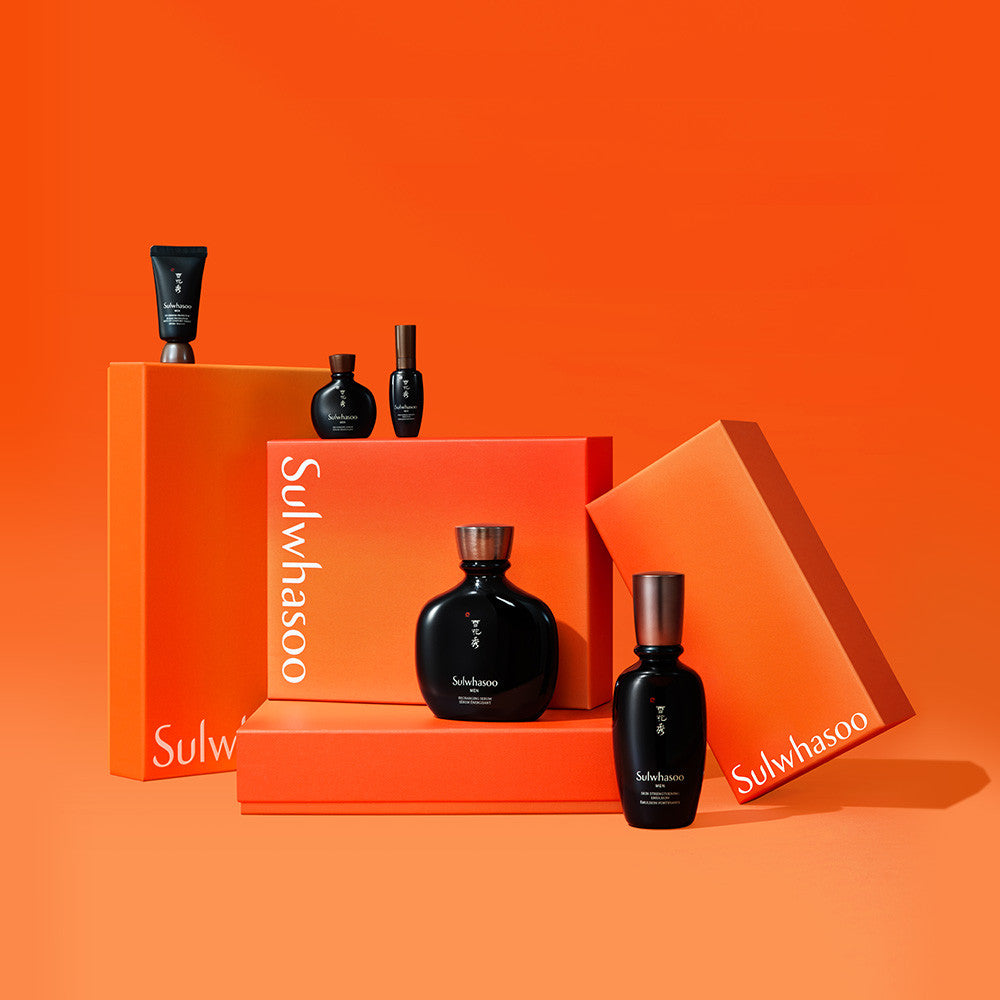 Sulwhasoo Men's Bonyun 2 types (Bonyun Essence 140 + Bonyun Emulsion 90 + Bonyun Essence 15 + Bonyun Emulsion 8 + Bonyun Sun Cream 15. Unit: ml. g)