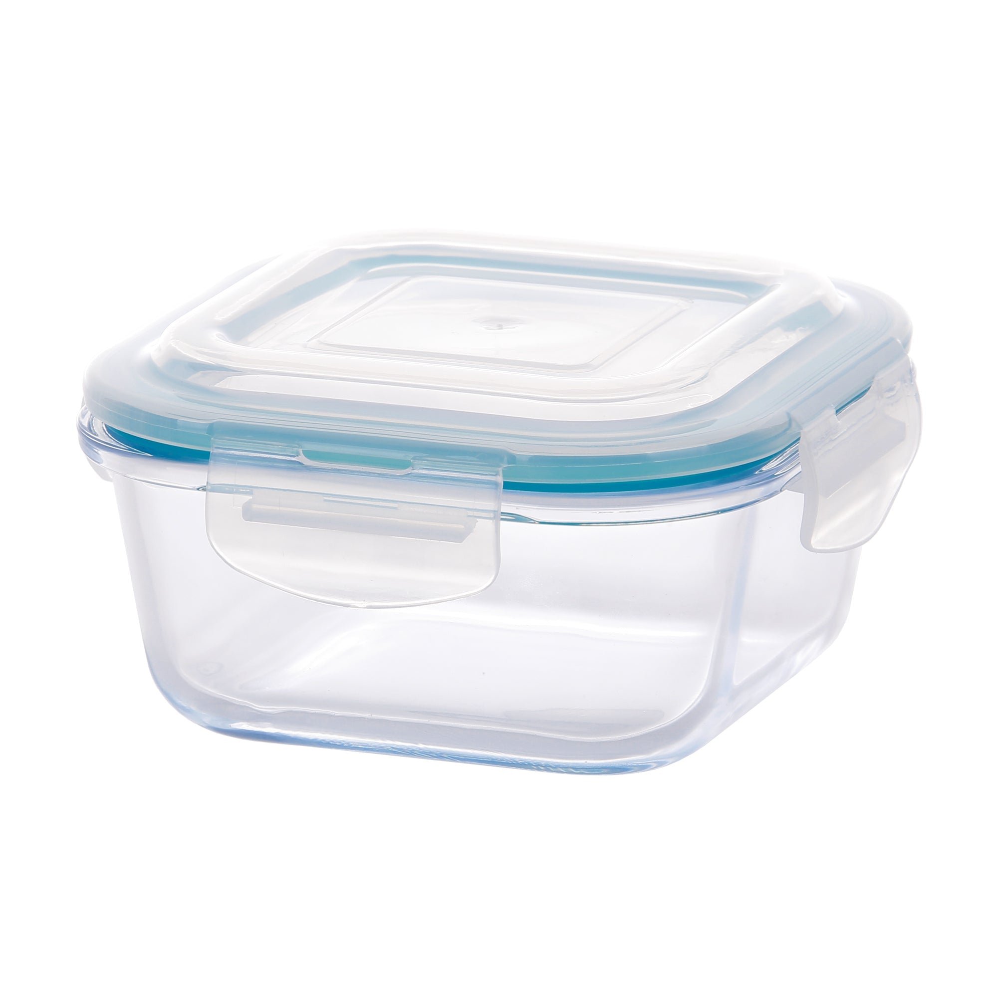 Cloc Glass Square Food Storage
