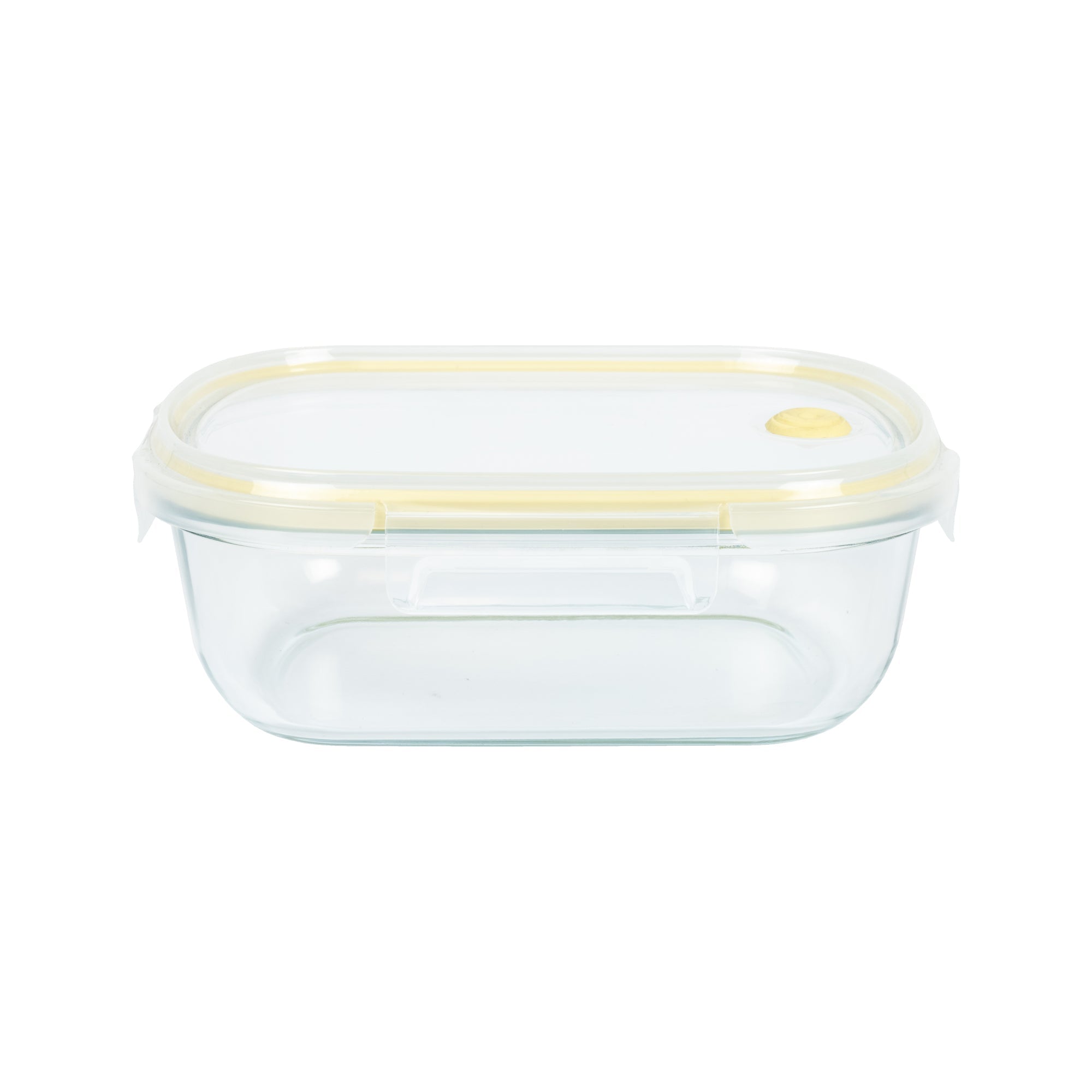 Oval Bento Glass 39oz Food Storage - Clear Lid, Vent