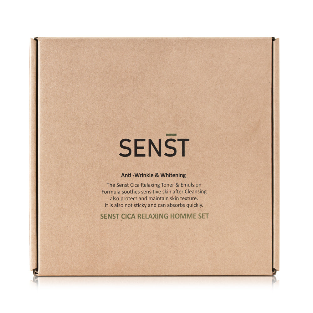 Mediflower Senst Cica Relaxing Homme 3-piece set/Toner 200mlx3+Shopping bag/5+1 free gift