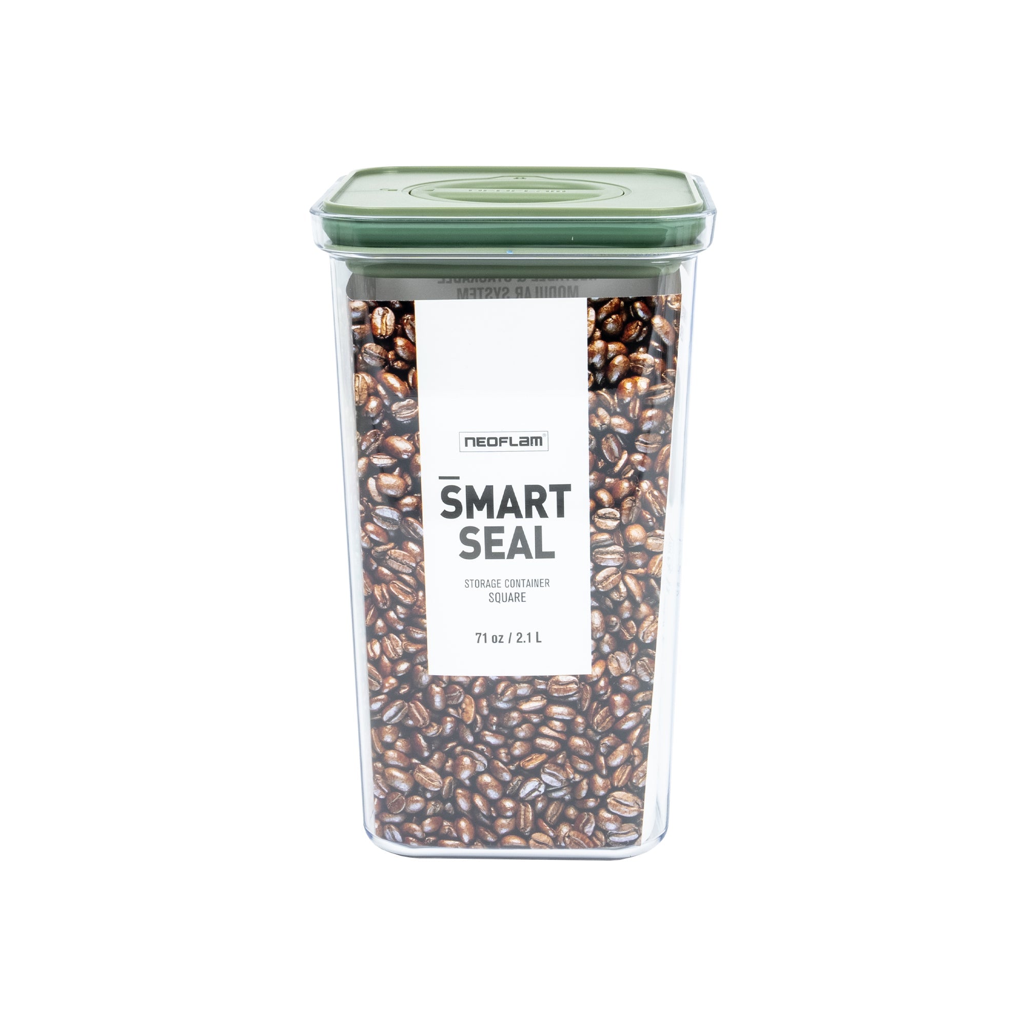 Smart Seal Square Canister - Sage Lid