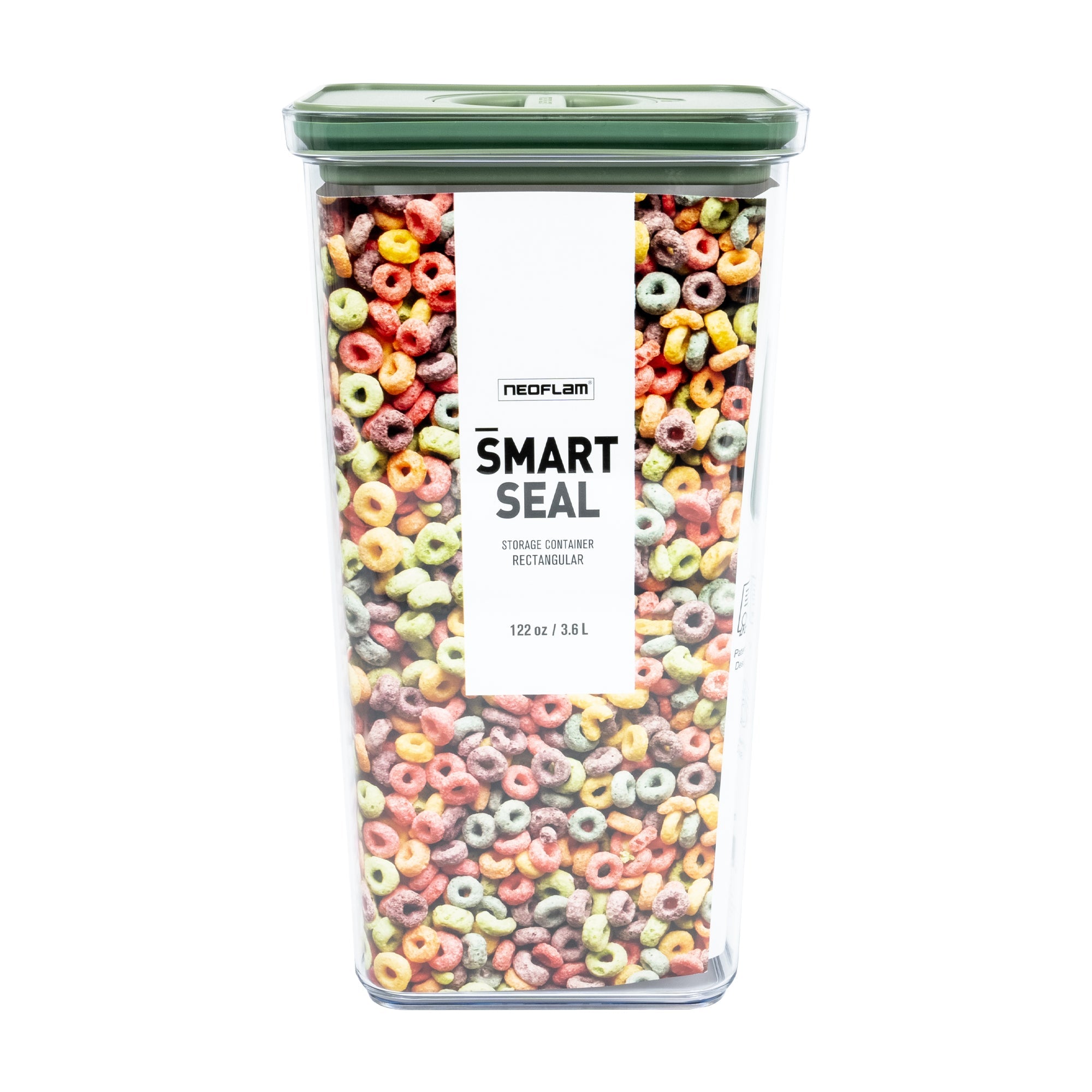 Smart Seal Square Canister - Sage Lid
