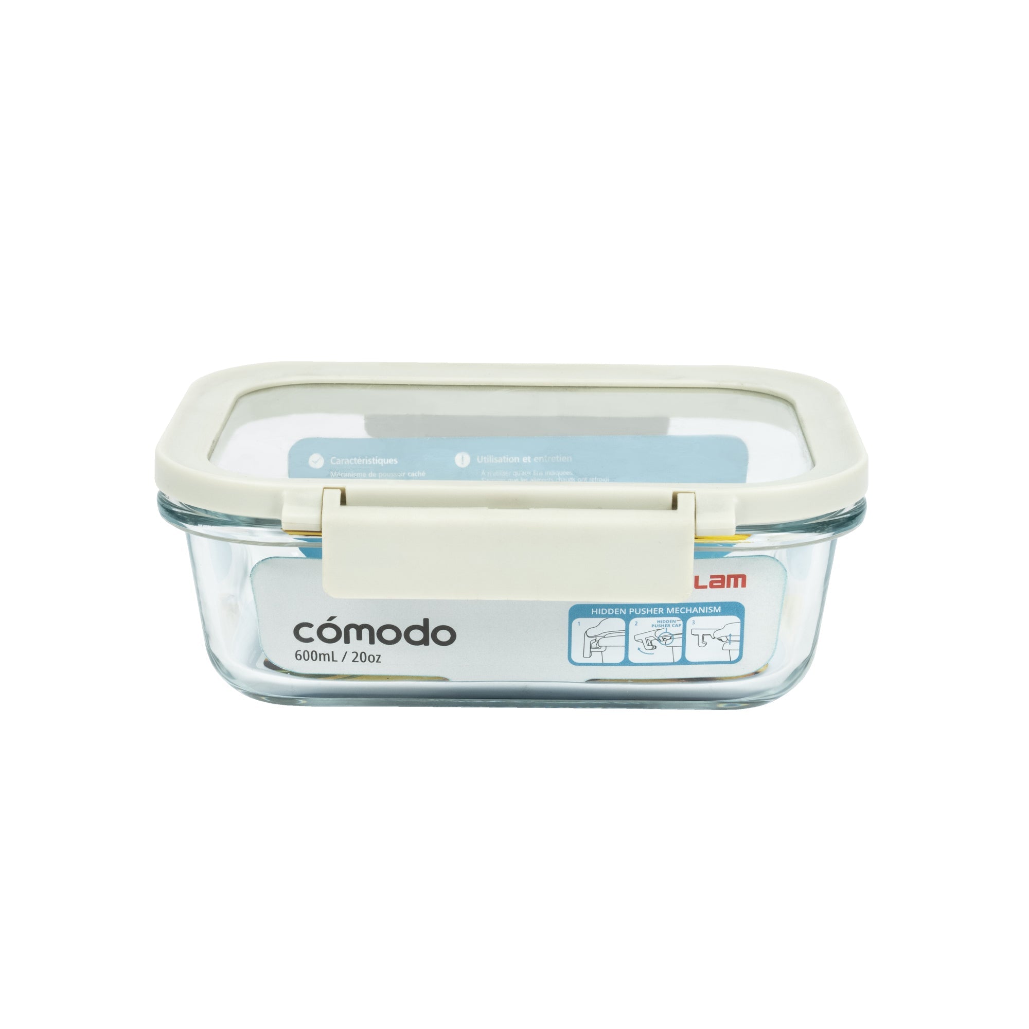 Comodo Glass Rectangular Food Storage,