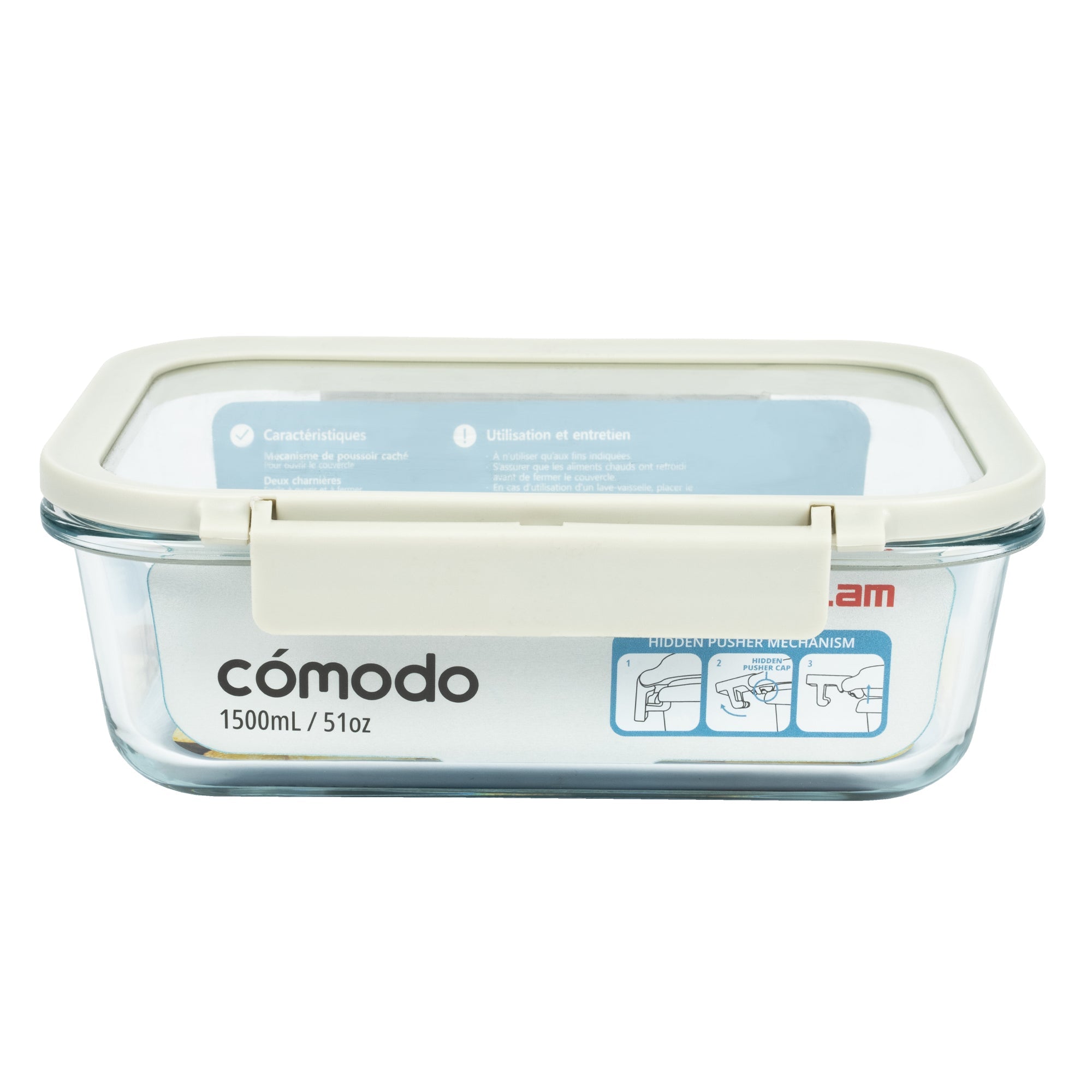 Comodo Glass Rectangular Food Storage,