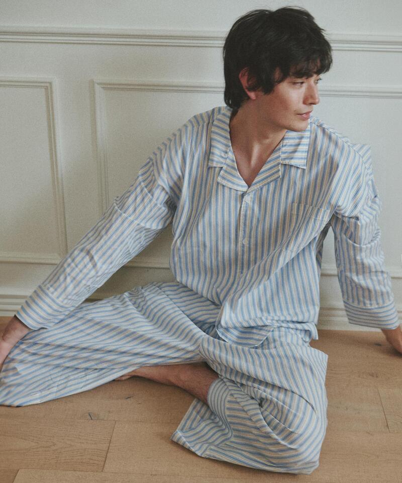 Dormitory Season Stripe Pajama Blue Moon