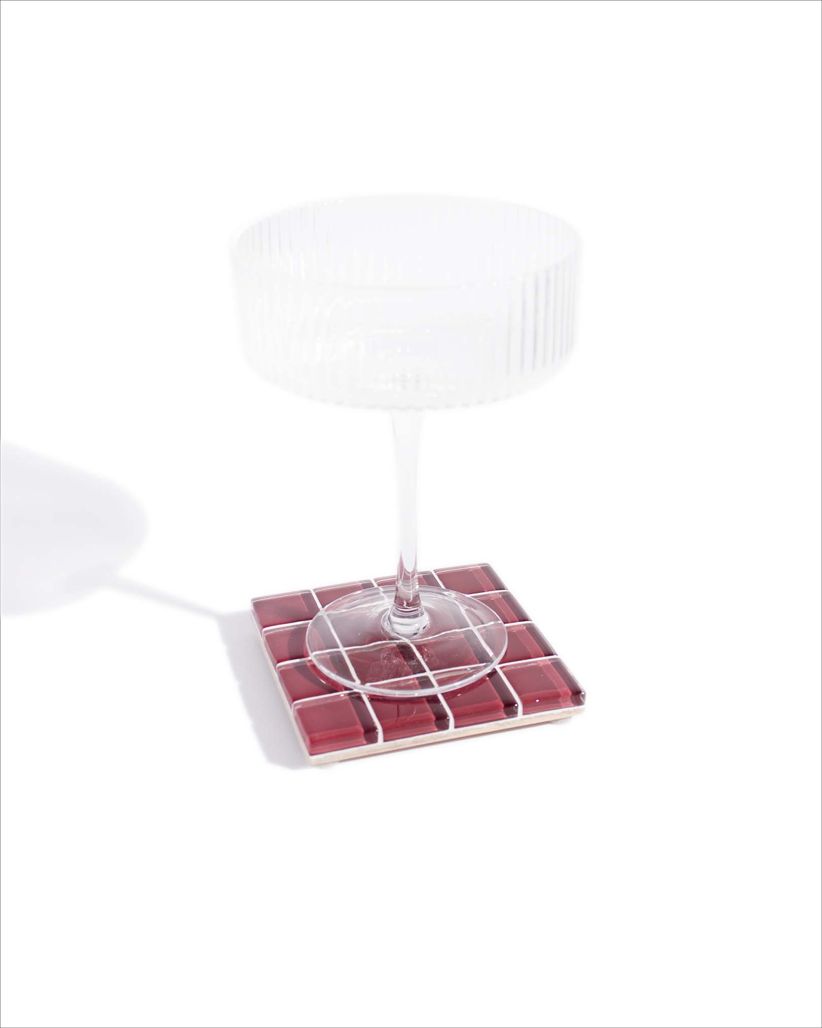 GLASS TILE COASTER - It's Mulberry