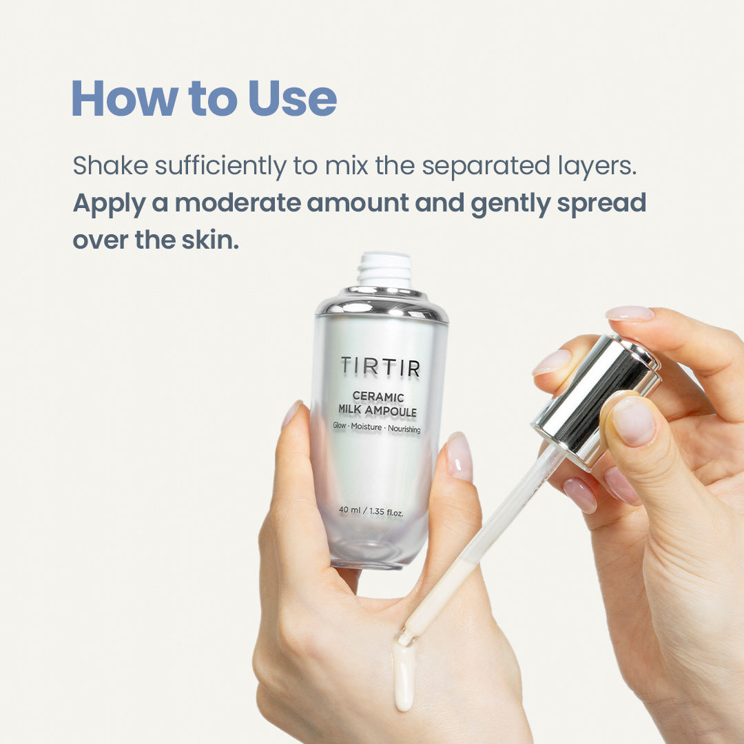 TIRTIR Ceramic Milk Ampoule 40ML  - Hit Item