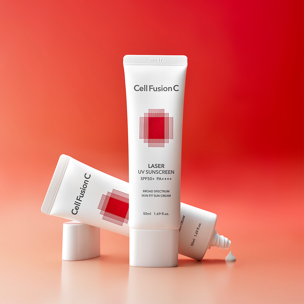 Cellfusion C Laser UV Sunscreen 50ml+50ml SPF50+ PA++++ / Daily low-irritation derma sunscreen