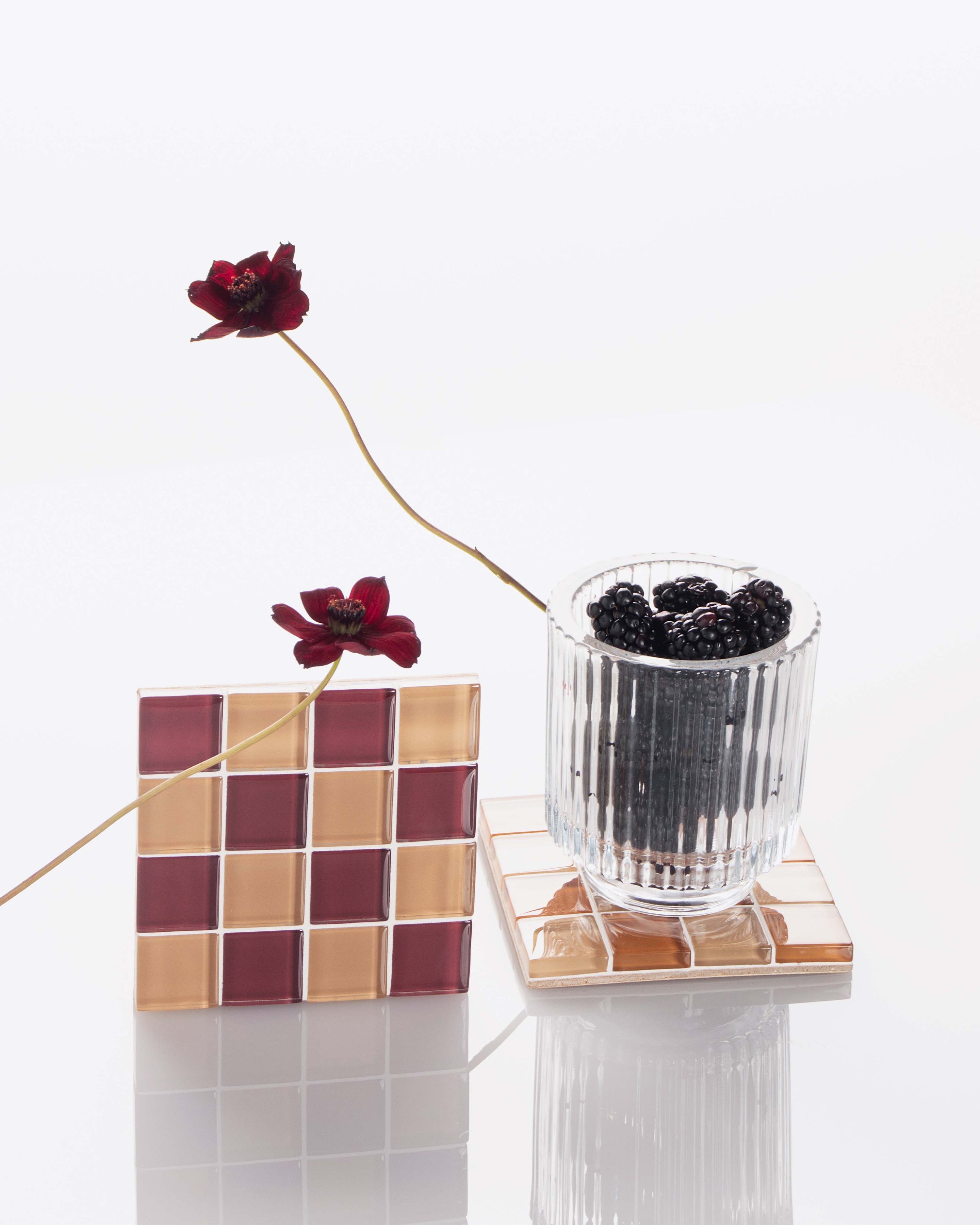 GLASS TILE COASTER - Old Story