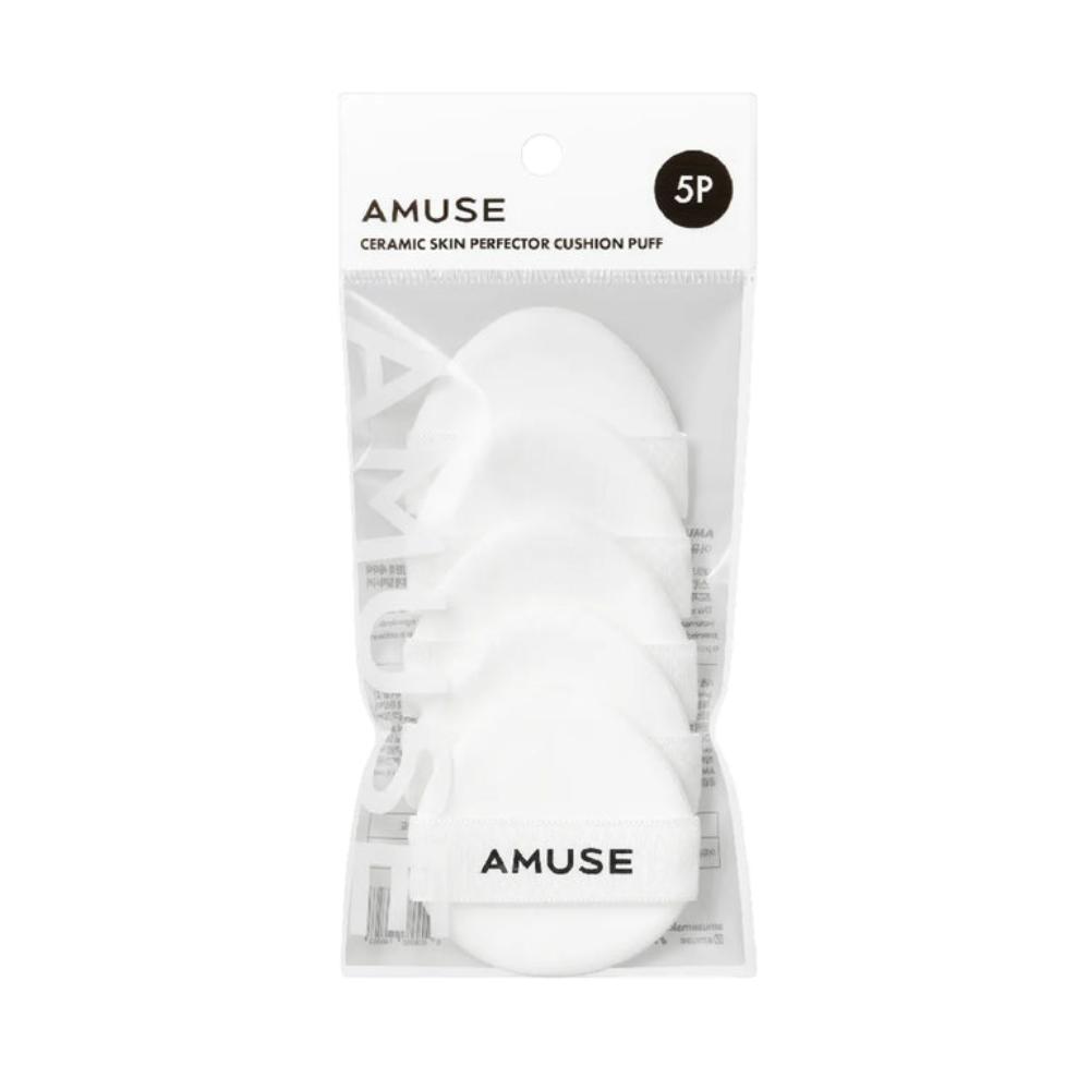 AMUSE Ceramic Skin Perfector Cushion Puff 5P - KBEAUTY X